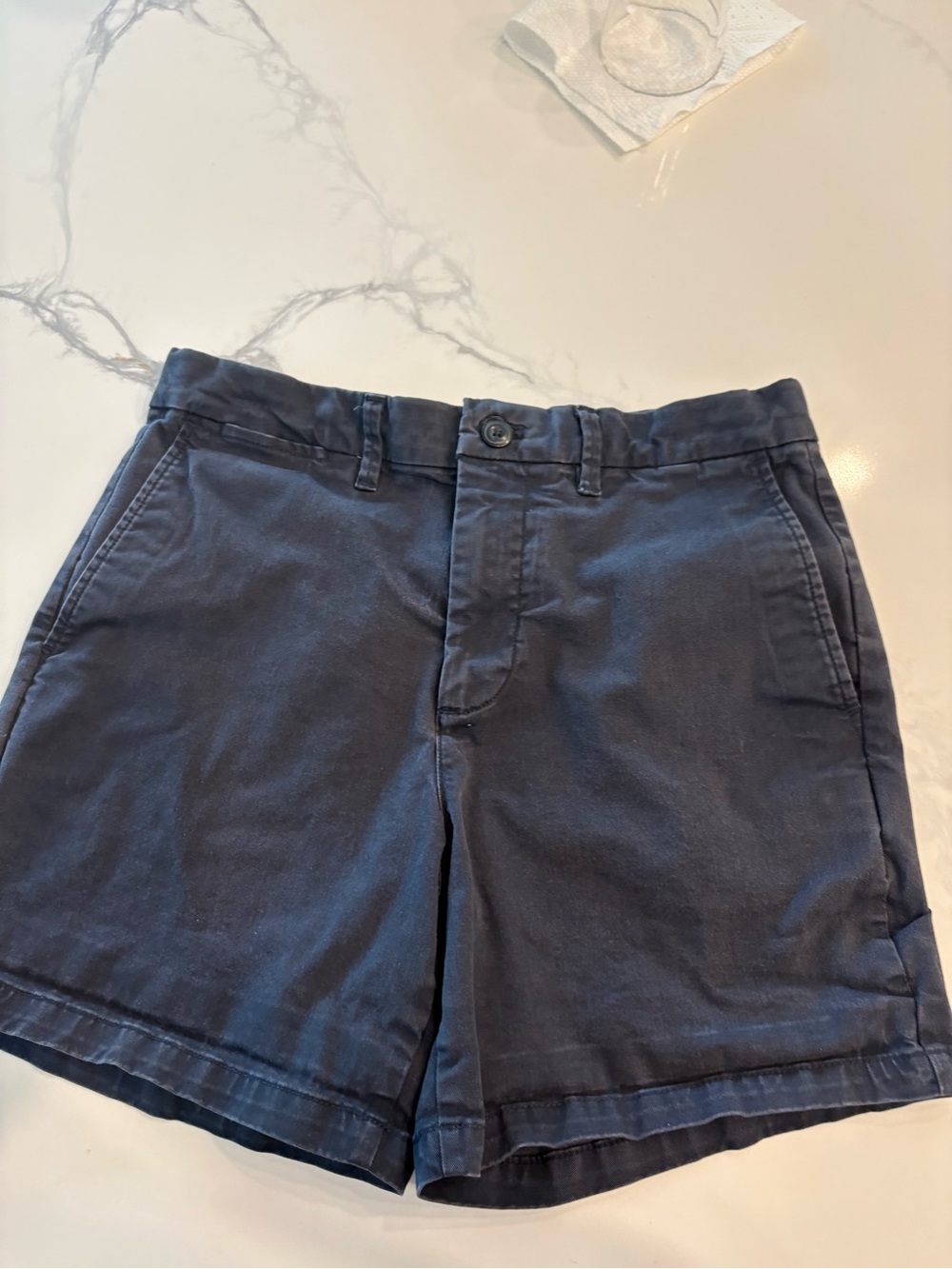 GAP Navy 6" Cotton Shorts